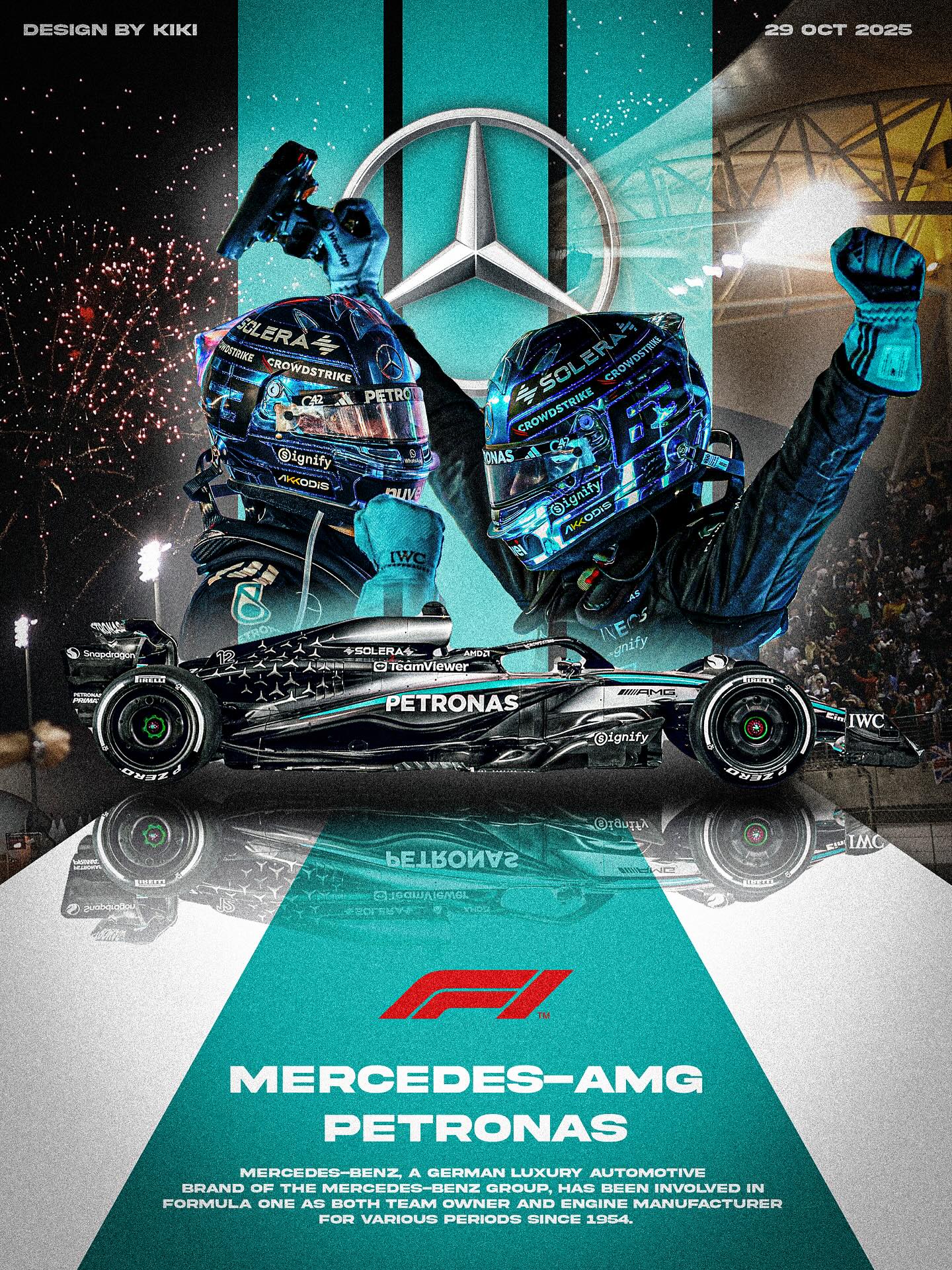 Mercedes-AMG PETRONAS — F1 Poster